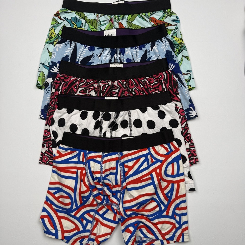 MeUndies Boxer Briefs Mens Small Multicolor Graphic Print 5 Pack Modal Stretch